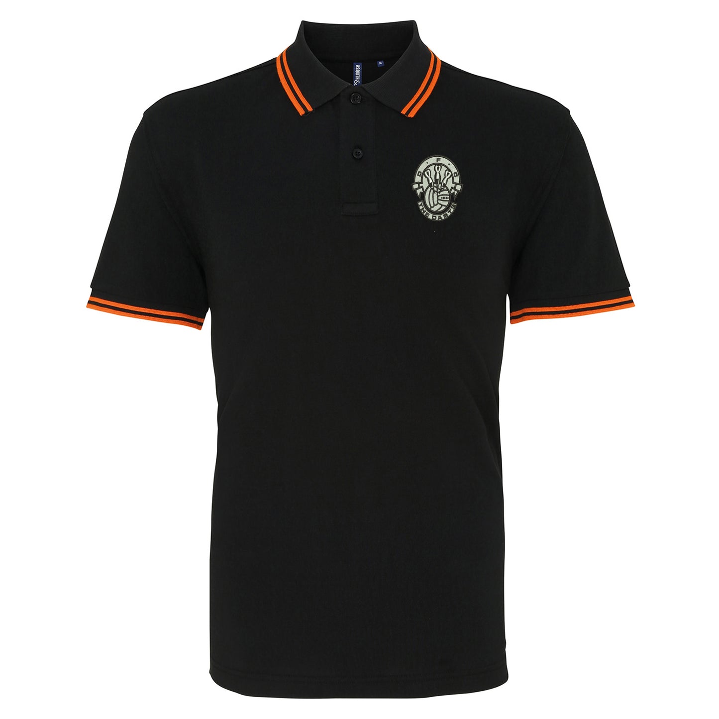 Retro Dartford Embroidered Tipped Polo Shirt