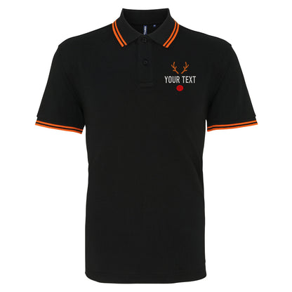 Reindeer Tipped Polo Shirt