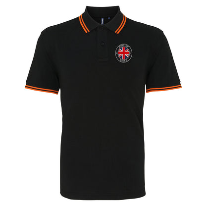 British Biker Tipped Polo Shirt 