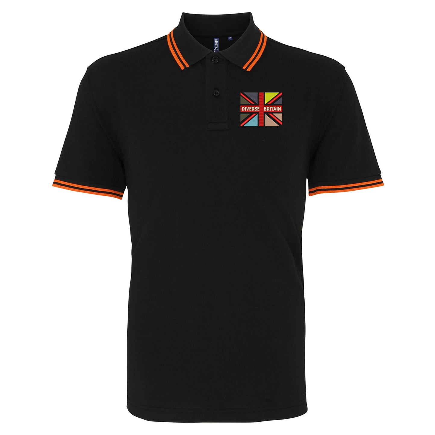 Diverse Britain Tipped Polo Shirt