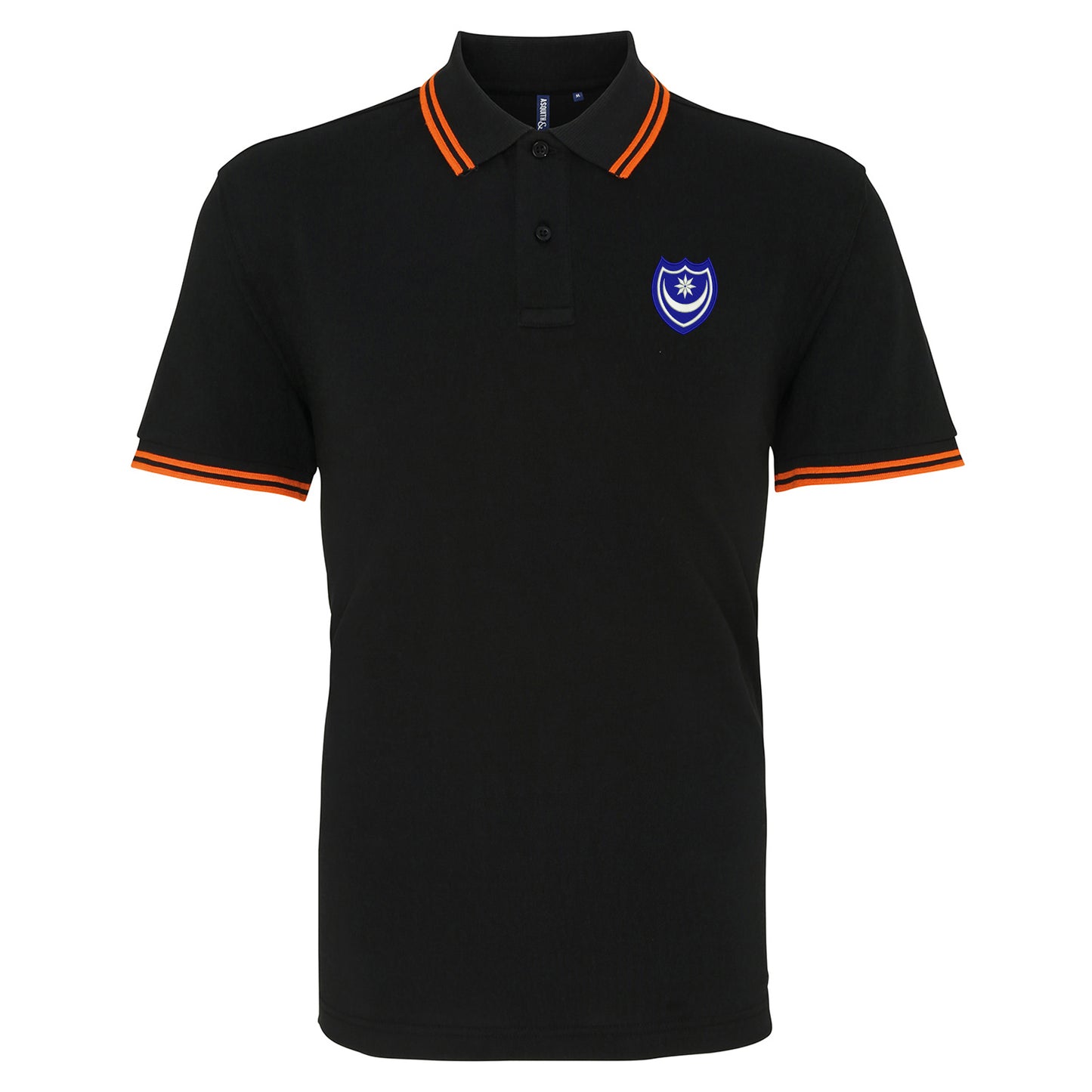 Portsmouth 1967 Embroidered Tipped Polo Shirt