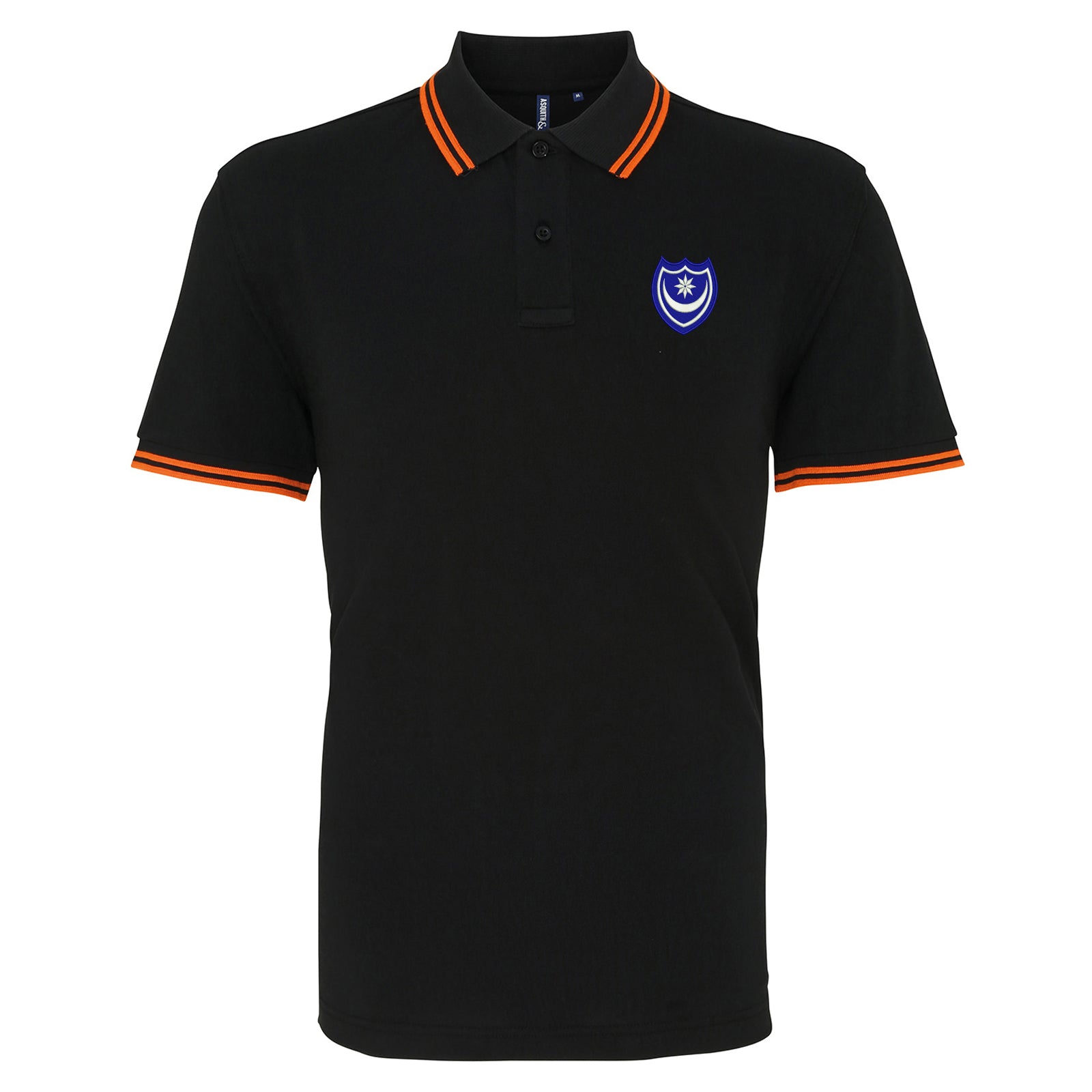 Portsmouth 1967 Embroidered Tipped Polo Shirt