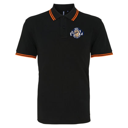 Dundee Dees Football Fans Football Tipped Polo Shirt