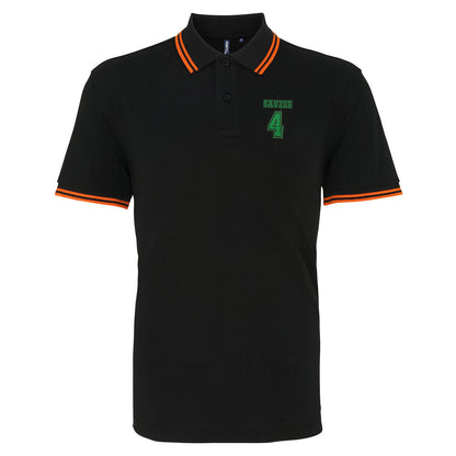 Sauzee 4 Embroidered Tipped Polo Shirt