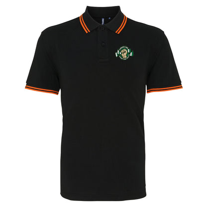 Hibernian Fans Football Tipped Polo Shirt 