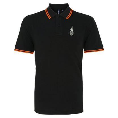 Retro Telford Embroidered Tipped Polo Shirt