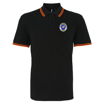 Retro St Johnstone 1980 Embroidered Tipped Polo Shirt