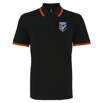 Retro Small Heath Alliance Embroidered Tipped Polo Shirt