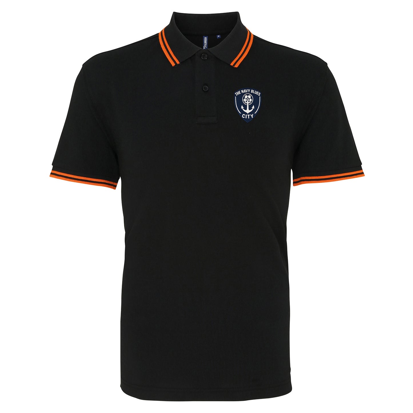 The Navy Blues Auckland City Tipped Polo Shirt