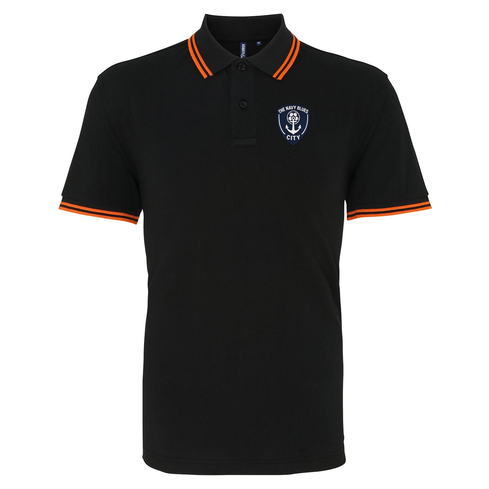 The Navy Blues Auckland City Tipped Polo Shirt