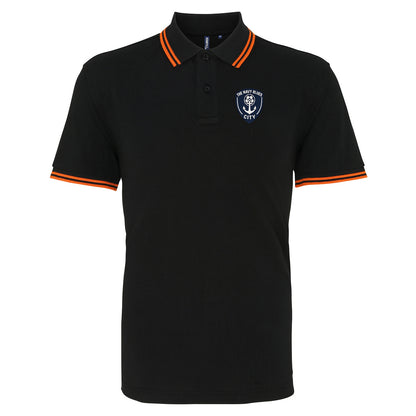 The Navy Blues Auckland City Tipped Polo Shirt