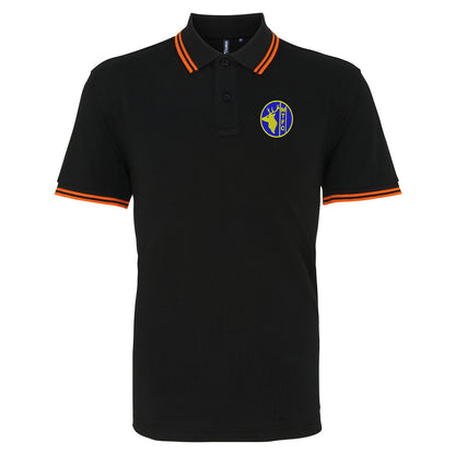 Retro Mansfield 1984 Embroidered Tipped Polo Shirt