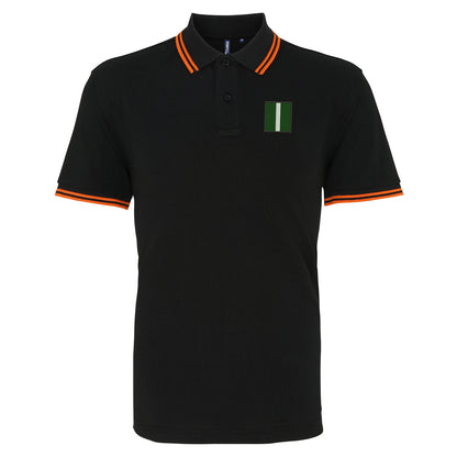 The Green Howards Tactical Recognition Flash Embroidered Tipped Polo Shirt