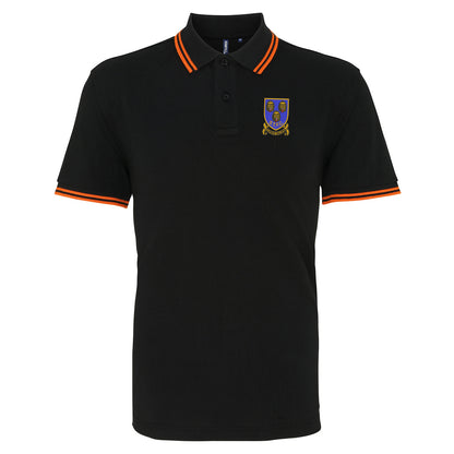 Retro Shrewsbury 1993 Embroidered Tipped Polo Shirt