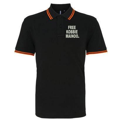 Free Kobbie Mainoo Tipped Polo Shirt