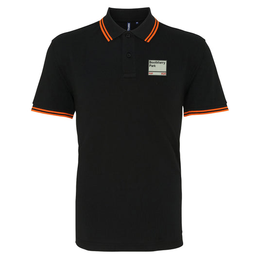 Boothferry Park HU4 Embroidered Tipped Polo Shirt