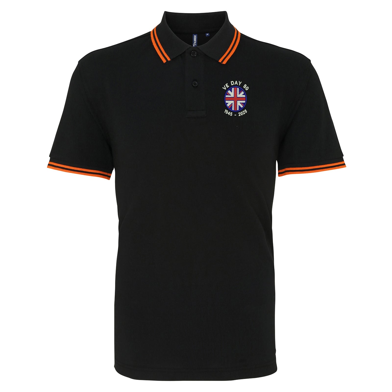 VE Day 80 1945-2025 Tipped Polo Shirt