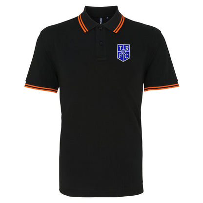 Retro Tranmere 1983 Embroidered Tipped Polo Shirt