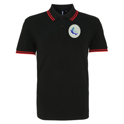 Classic Cardiff City FC Tipped Polo Shirt