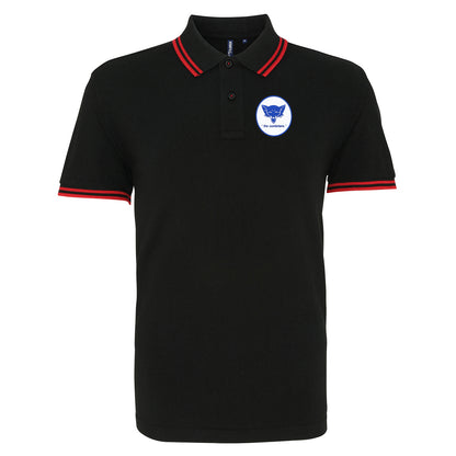 Old School Carlisle United Football Tipped Polo Shirt