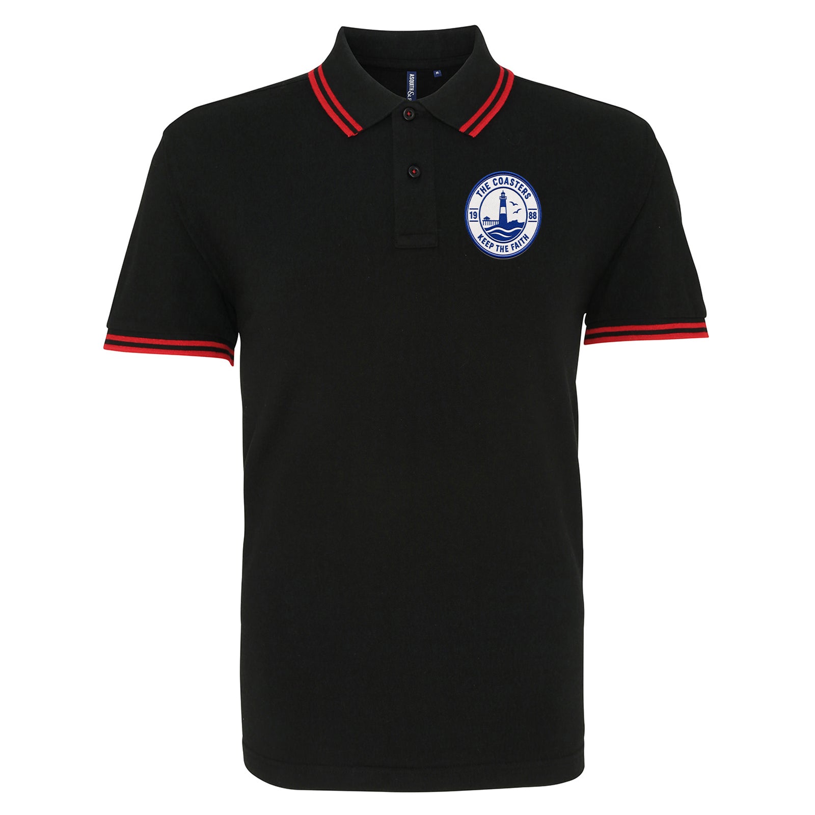 Flyde Football Tipped Polo Shirt