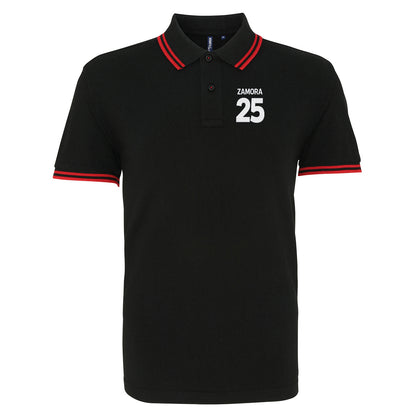 Bobby Zamora Brighton Football Tipped Polo Shirt 