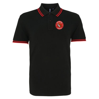 Old School Accrington Stanley Tipped Polo Shirt