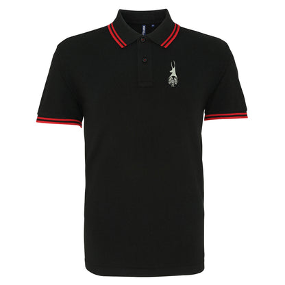 Retro Telford Embroidered Tipped Polo Shirt