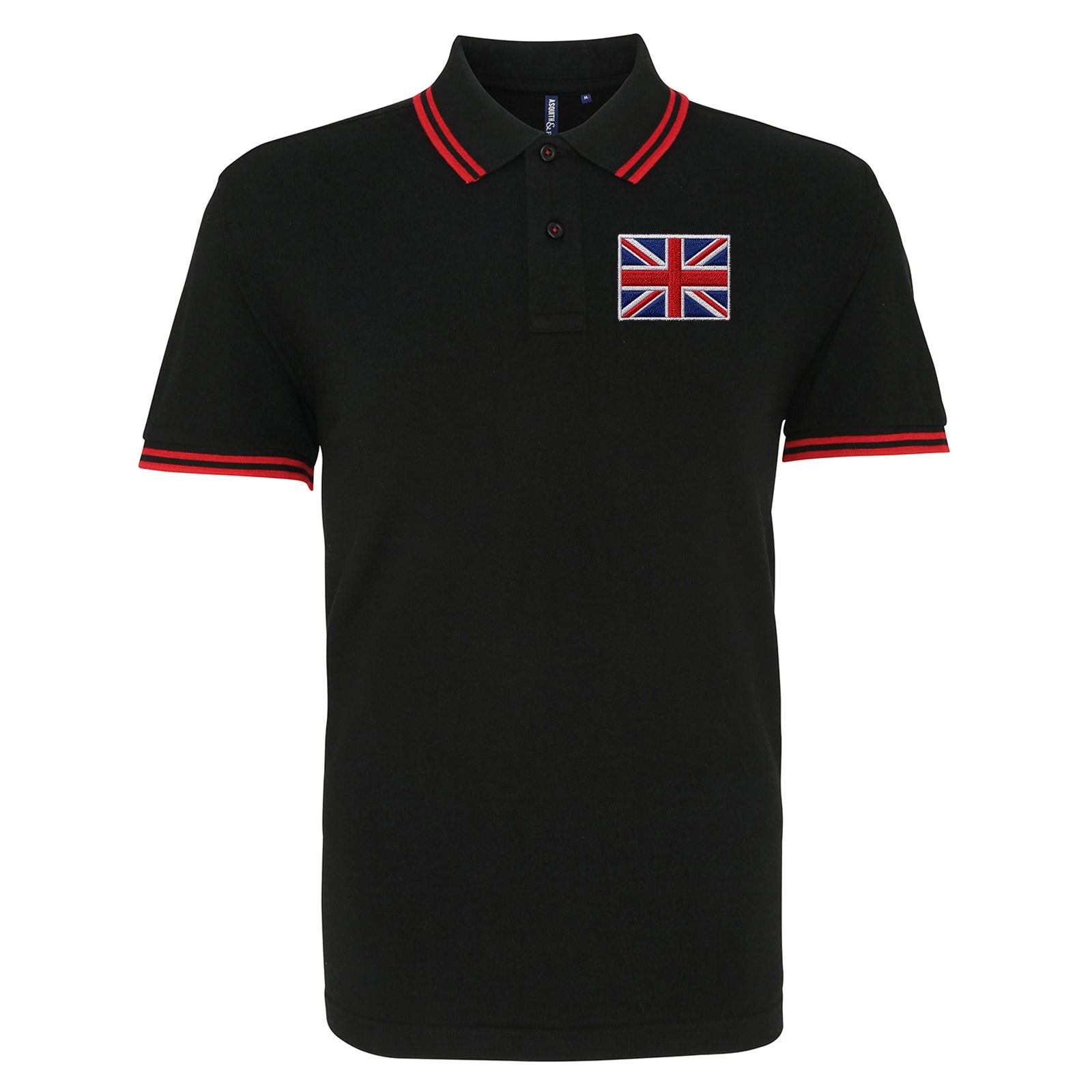 Union Jack Tipped Polo Shirt 