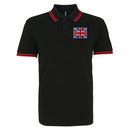 Union Jack Tipped Polo Shirt 