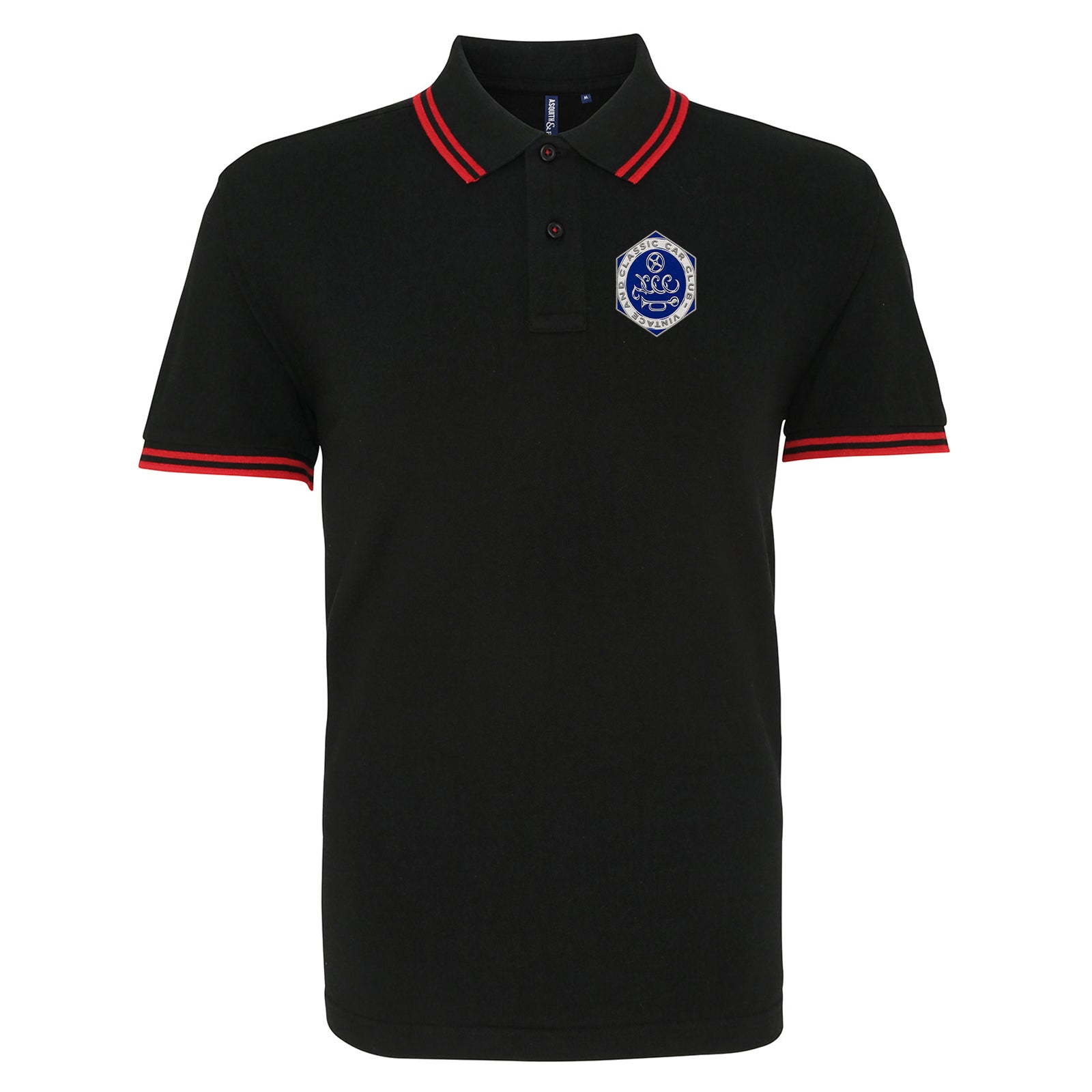 Vintage and Classic Car Club Tipped Polo Shirt