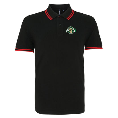 Hibernian Fans Football Tipped Polo Shirt 