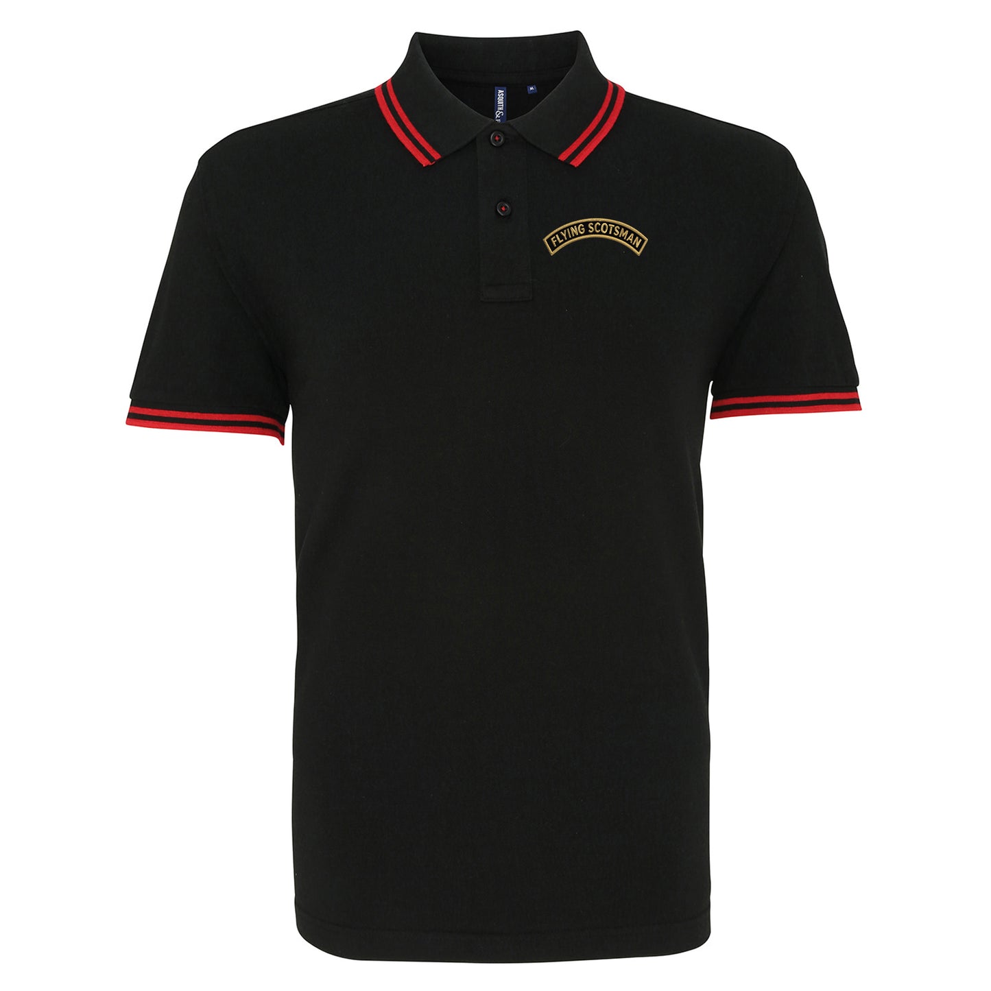 Flying Scotsman Tipped Polo Shirt