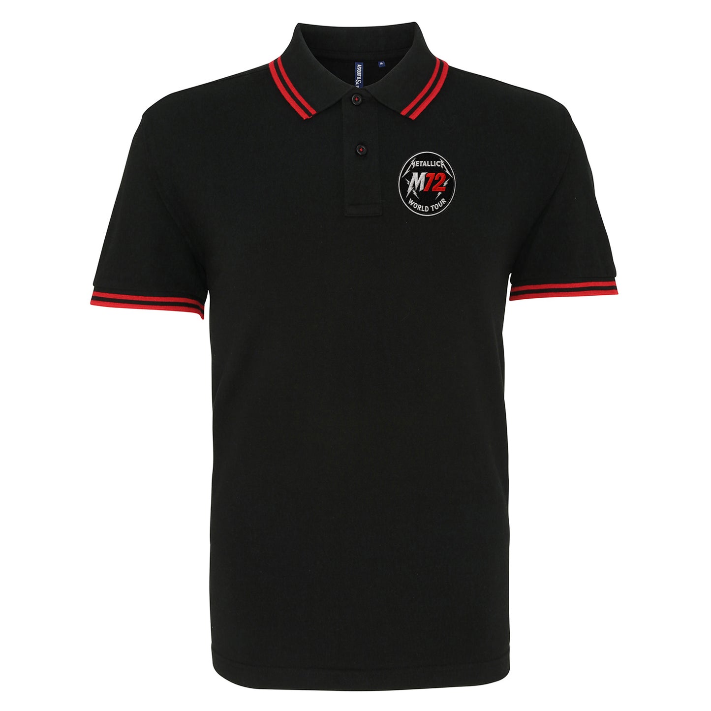 Metallica M72 World Tour Tipped Polo Shirt
