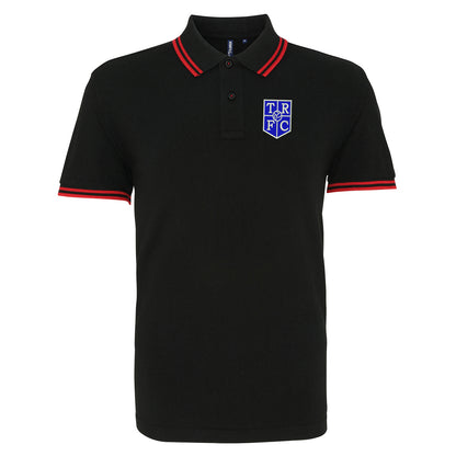 Retro Tranmere 1983 Embroidered Tipped Polo Shirt