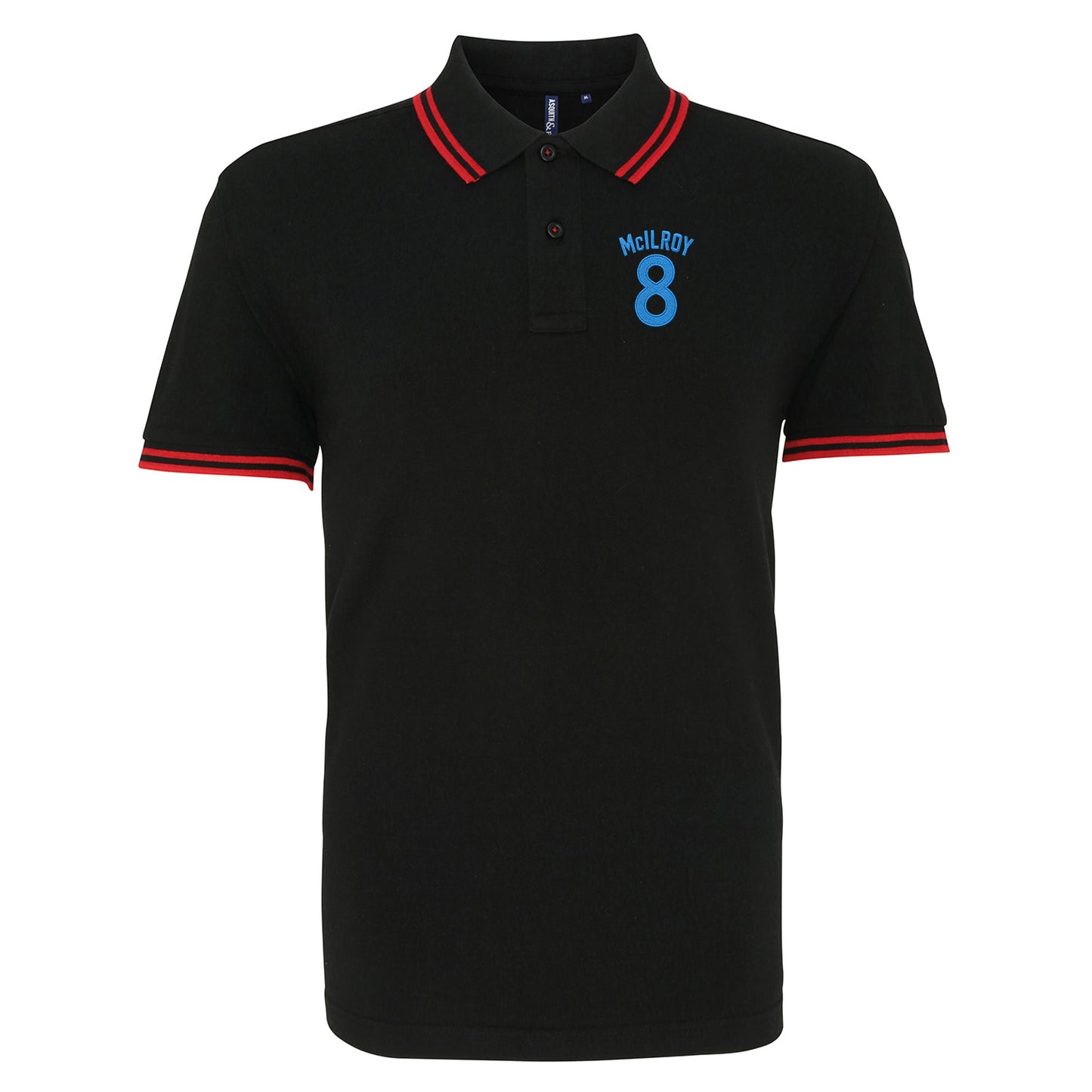 Jimmy McIlroy Burnley Football Tipped Polo Shirt
