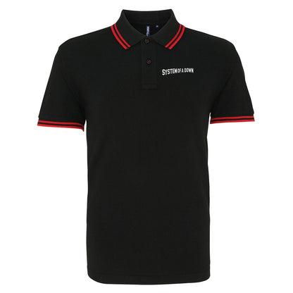 System of a Down Tipped Polo Shirt
