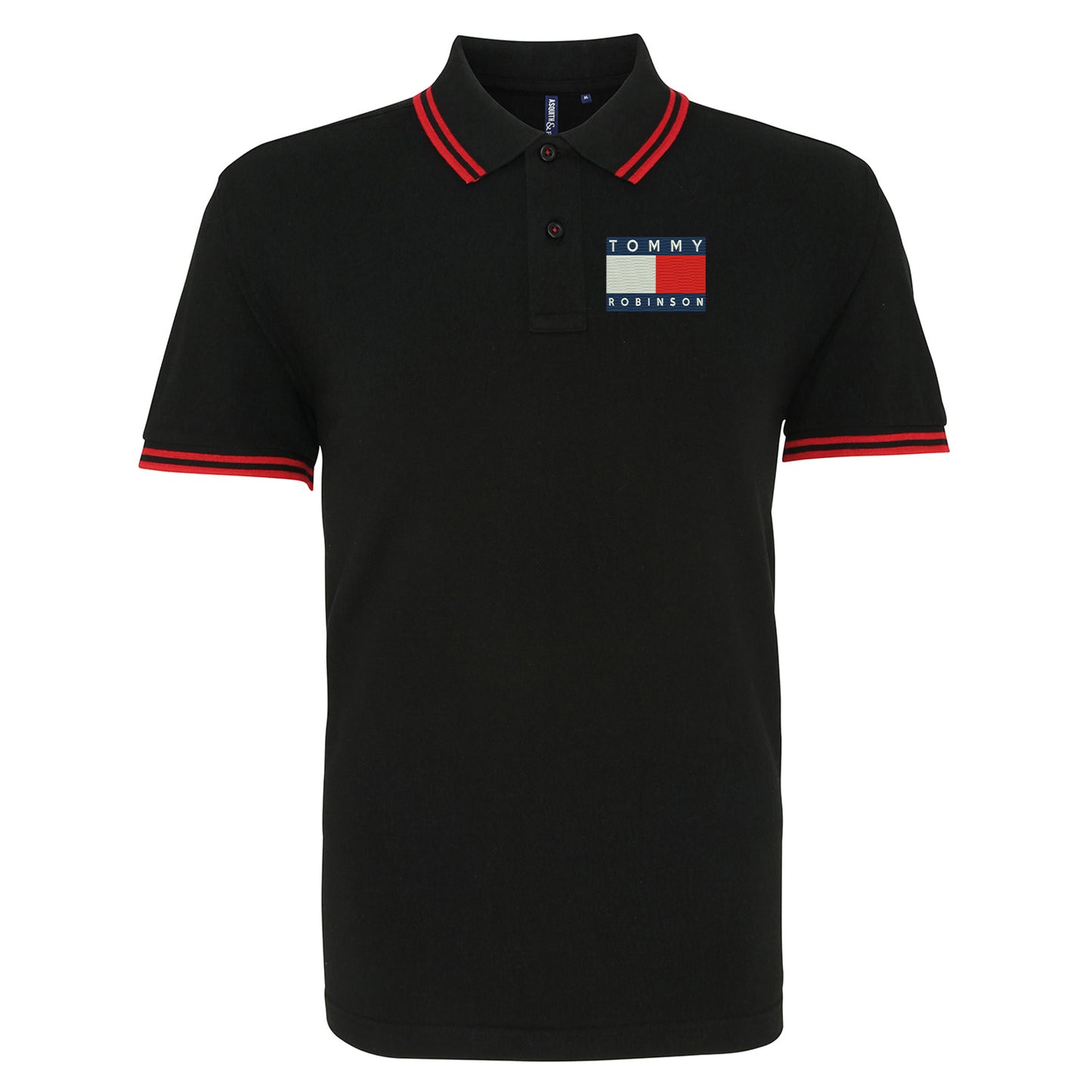 Tommy Robinson Tipped Polo Shirt 