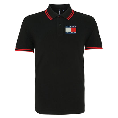 Tommy Robinson Tipped Polo Shirt 