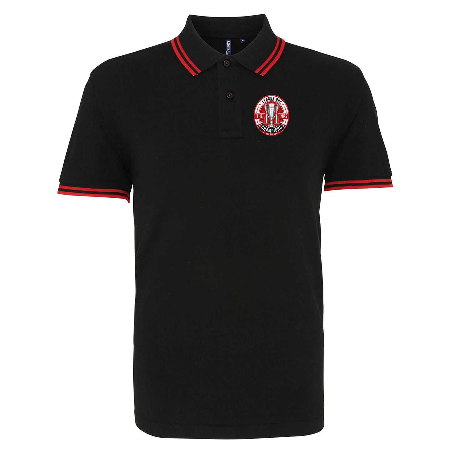Lincoln City League One Champions Tipped Polo Shirt