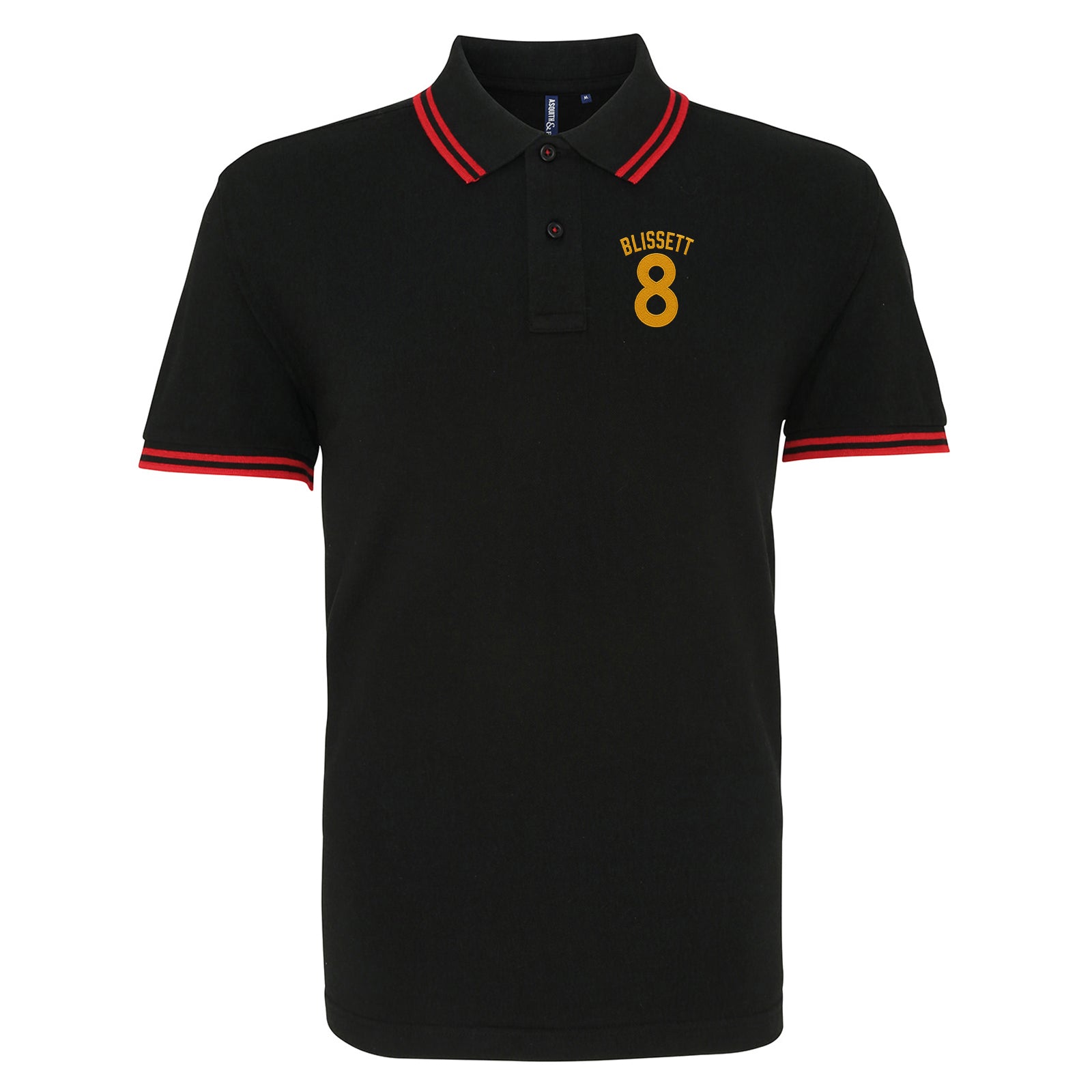 Luther Blissett Watford Football Tipped Polo Shirt
