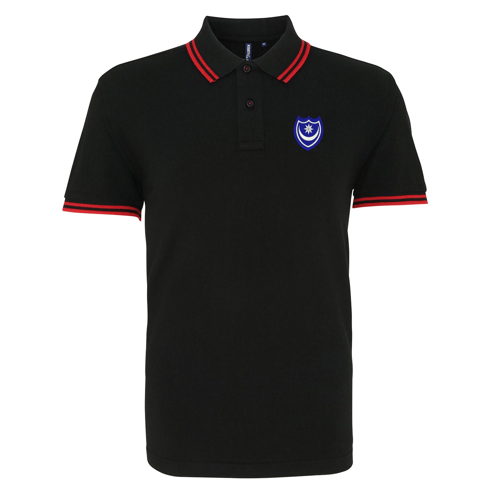 Portsmouth 1967 Embroidered Tipped Polo Shirt