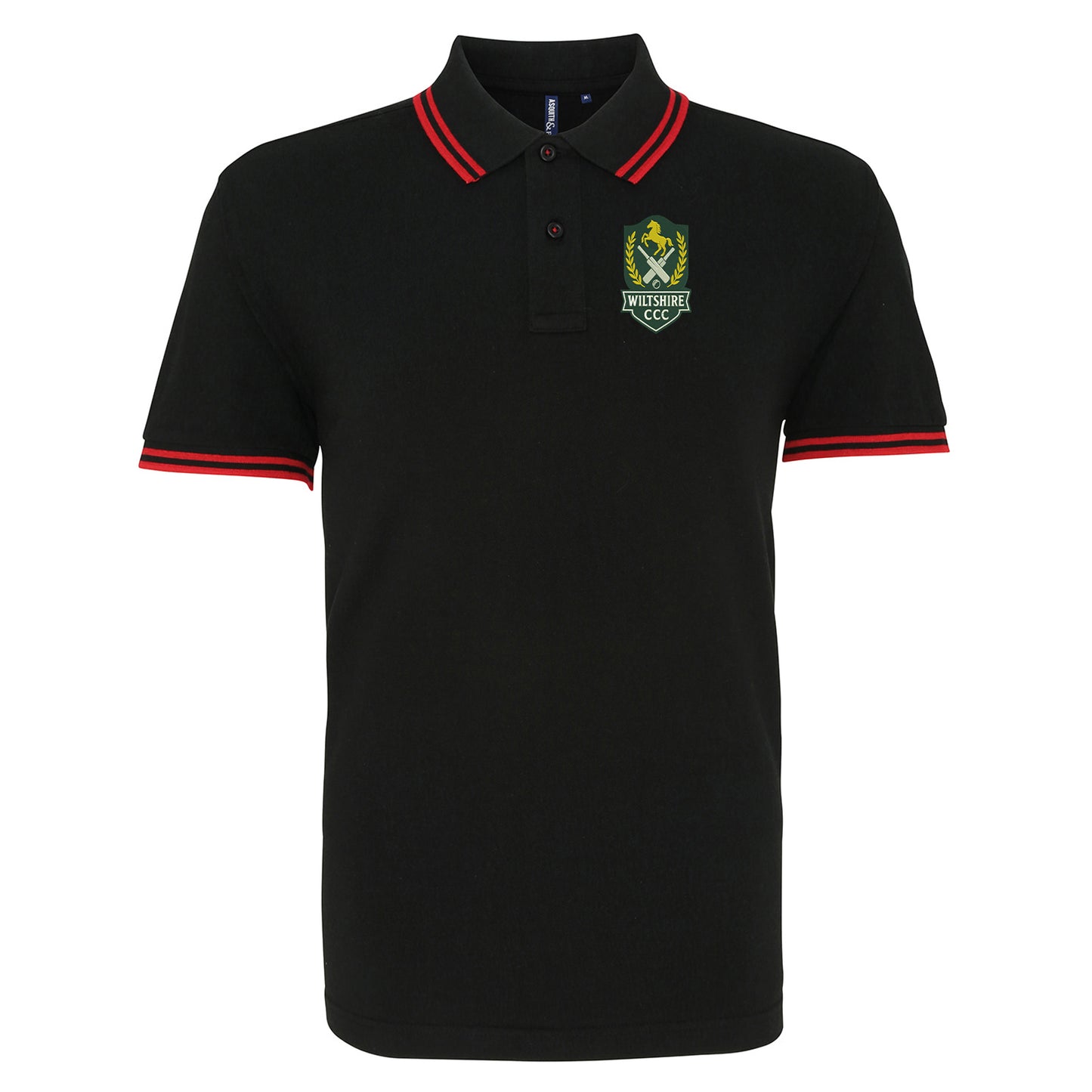 Wiltshire County Cricket Club Tipped Polo Shirt