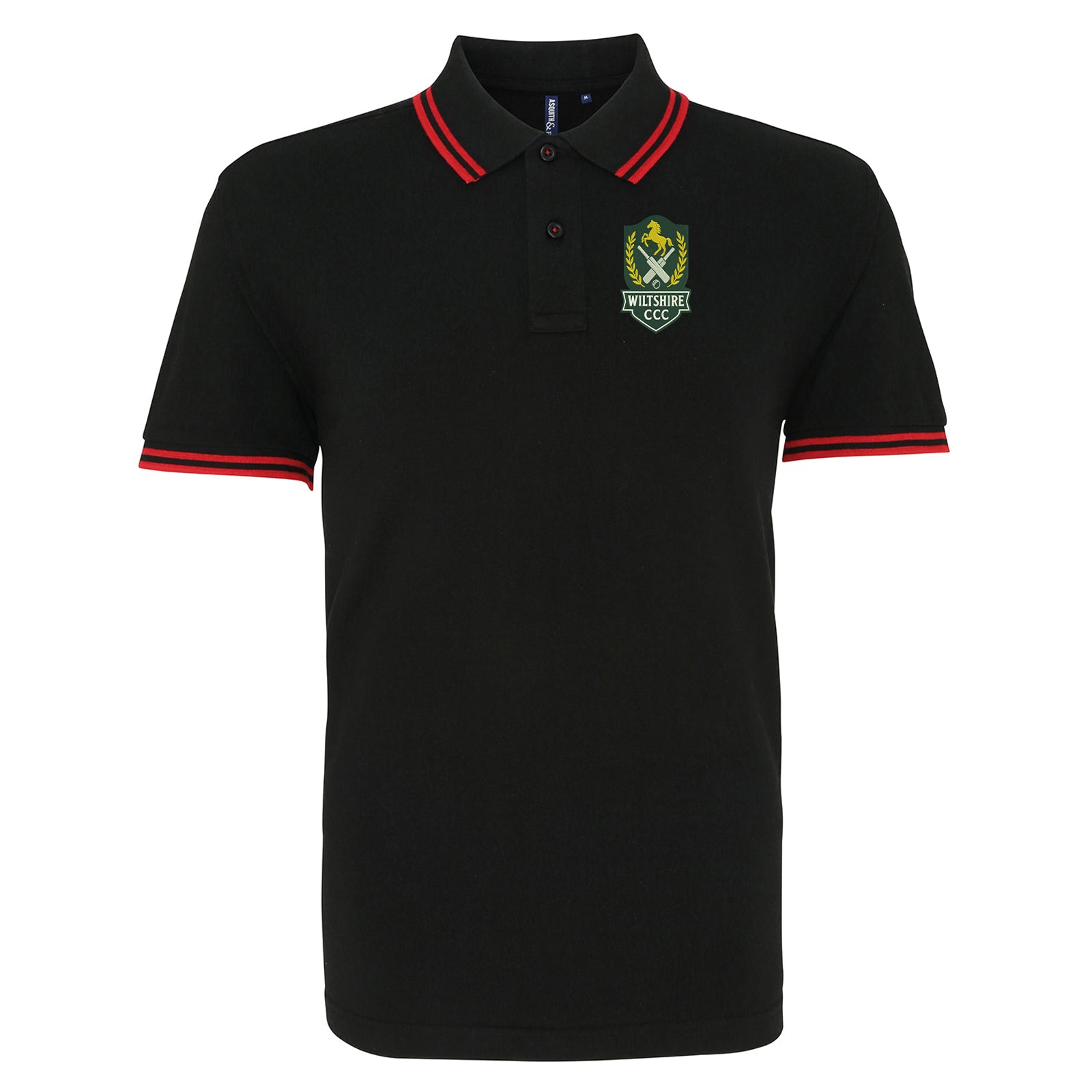 Wiltshire County Cricket Club Tipped Polo Shirt