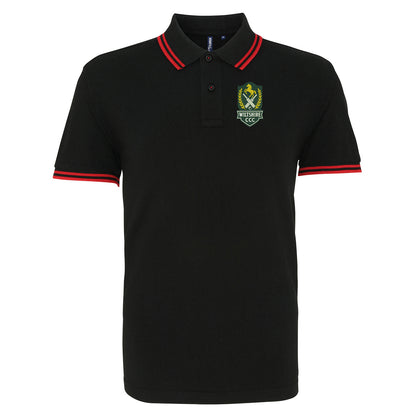 Wiltshire County Cricket Club Tipped Polo Shirt