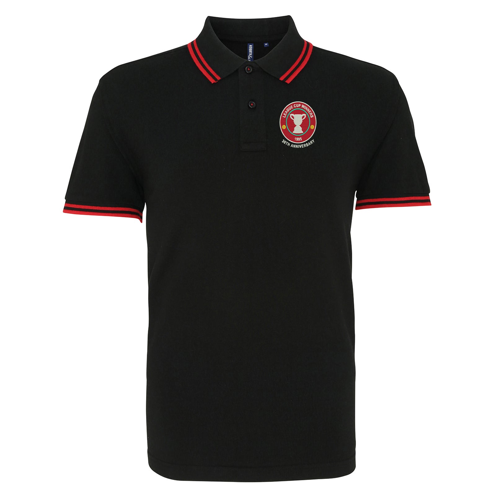 Liverpool League Cup Winners 1995 Tipped Polo Shirt