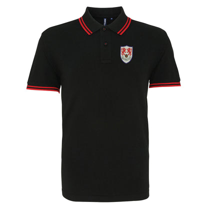 Retro Millwall 1956 Embroidered Tipped Polo Shirt