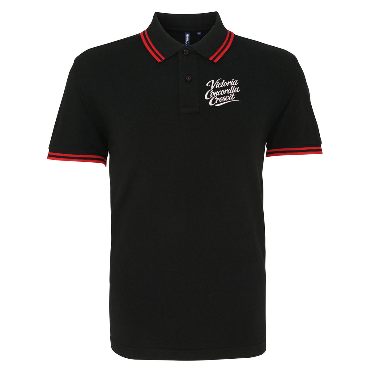 Arsenal Victoria Concordia Crescit Tipped Polo Shirt