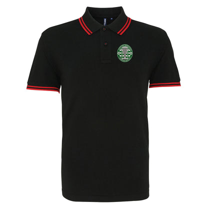 Celtic Scottish Champions-2025-2026 Tipped Polo Shirt 
