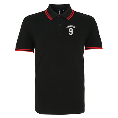 Poland-Football Tipped Polo Shirt